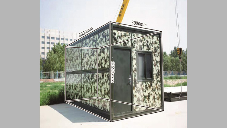 Camouflage folding container box, rental company in dubai, UAE