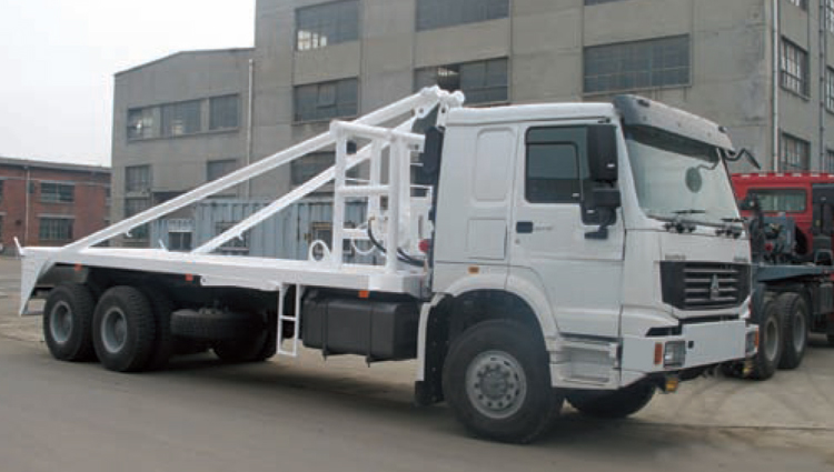 Gin Pole Truck, winch & crane and tractor, all—wheel drive special truck, Gin pole truck rental services dubai, UAE