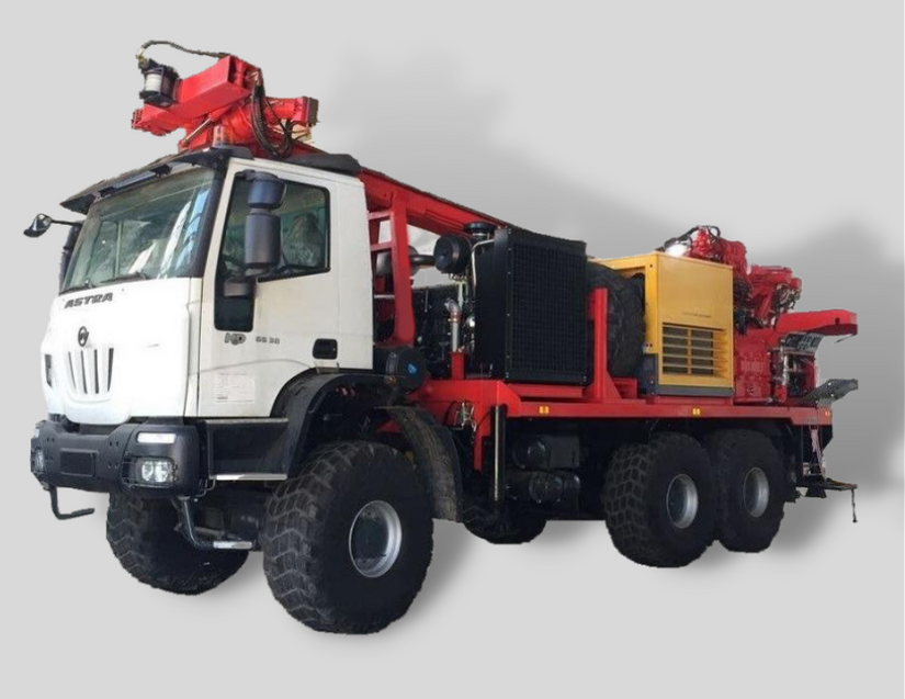 HD-T300 Truck Mounted Integrated Multi-Functional Drilling Rig, Used Drilling Equipment for seismic geophysical source, drilling machine for geophysical explosive, Drilling vehicle for rent, Drilling vehicle for lease